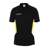 uhlsport Equipe 29 Polo Shirt (schwarz/weiß/limonengelb)