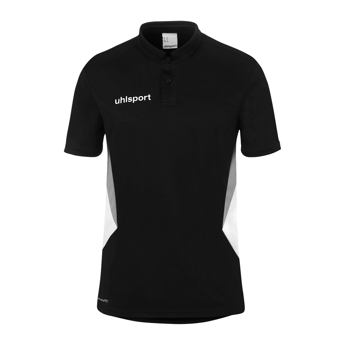 uhlsport Equipe 29 Polo Shirt (schwarz/weiß/steingrau)
