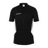 uhlsport Equipe 29 Polo Shirt (schwarz/weiß/steingrau)