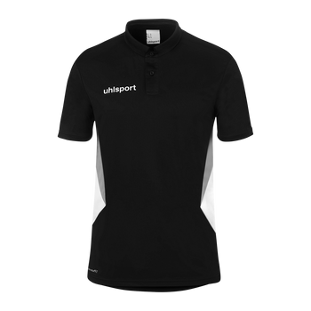 uhlsport Equipe 29 Polo Shirt (schwarz/weiß/steingrau)