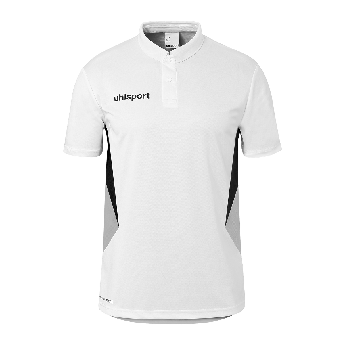uhlsport Equipe 29 Polo Shirt (weiß/steingrau/schwarz)