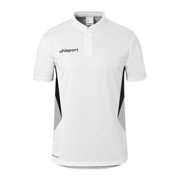 uhlsport Equipe 29 Polo Shirt (weiß/steingrau/schwarz)
