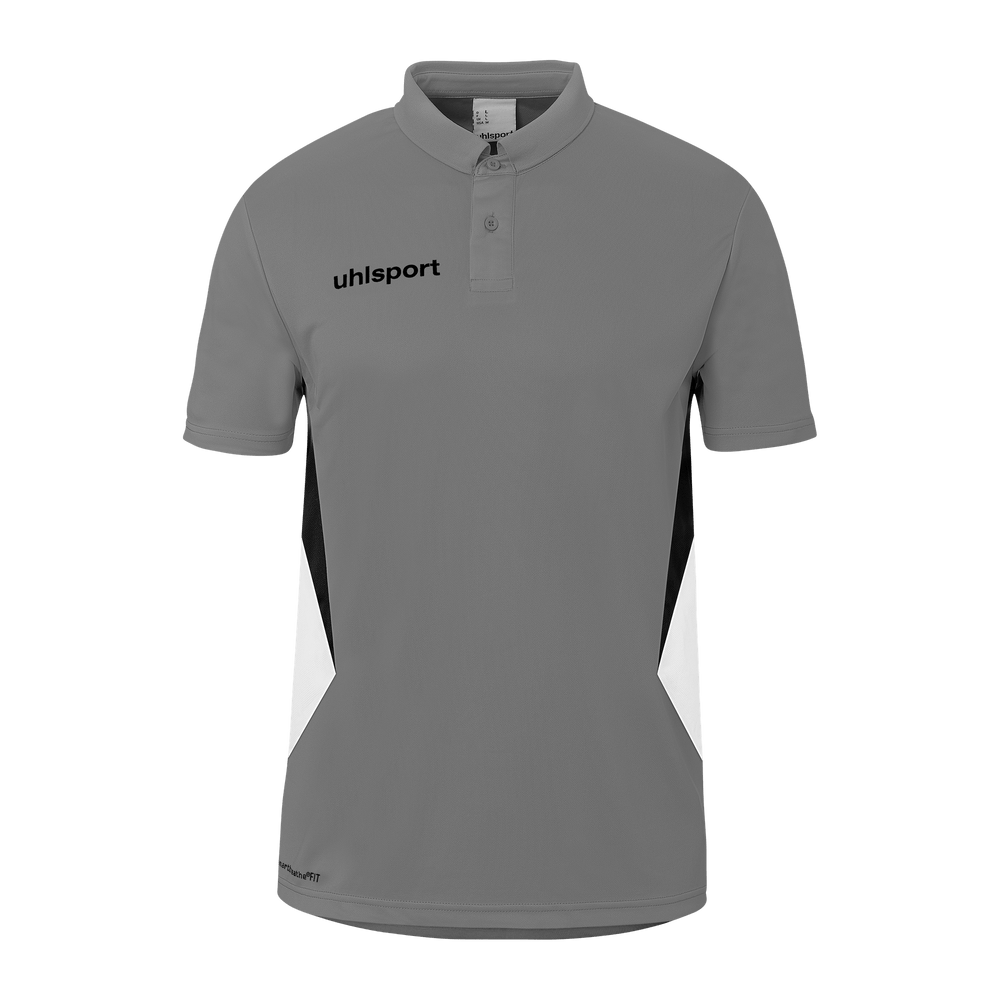 uhlsport Equipe 29 Polo Shirt (steingrau/weiß/schwarz)