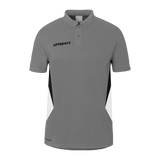 uhlsport Equipe 29 Polo Shirt (steingrau/weiß/schwarz)