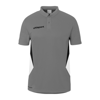 uhlsport Equipe 29 Polo Shirt (steingrau/weiß/schwarz)