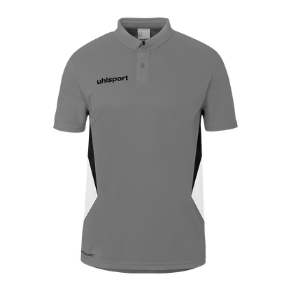 uhlsport Equipe 29 Polo Shirt (steingrau/weiß/schwarz)