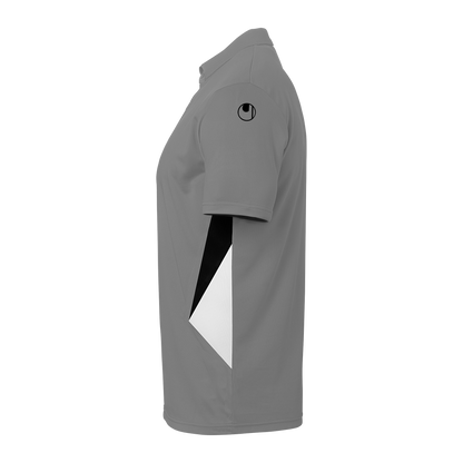 uhlsport Equipe 29 Polo Shirt (steingrau/weiß/schwarz)