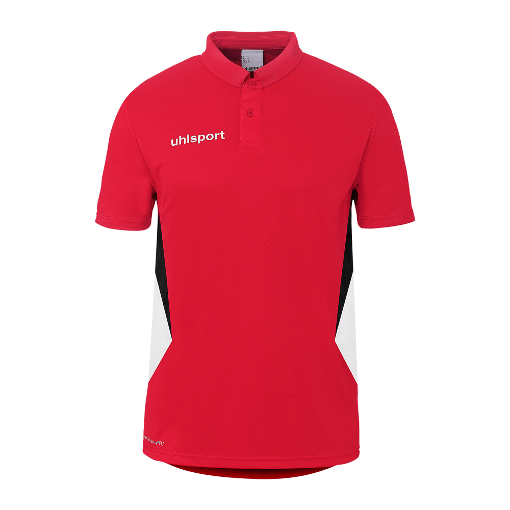 uhlsport Equipe 29 Polo Shirt (rot/weiß/schwarz)