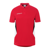 uhlsport Equipe 29 Polo Shirt (rot/weiß/schwarz)