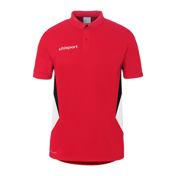uhlsport Equipe 29 Polo Shirt (rot/weiß/schwarz)
