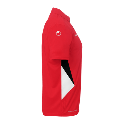 uhlsport Equipe 29 Polo Shirt (rot/weiß/schwarz)