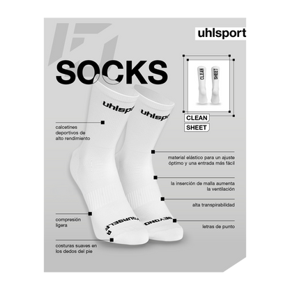 uhlsport ID Socks Only Tolerance (weiß/schwarz/mehrfarbig)