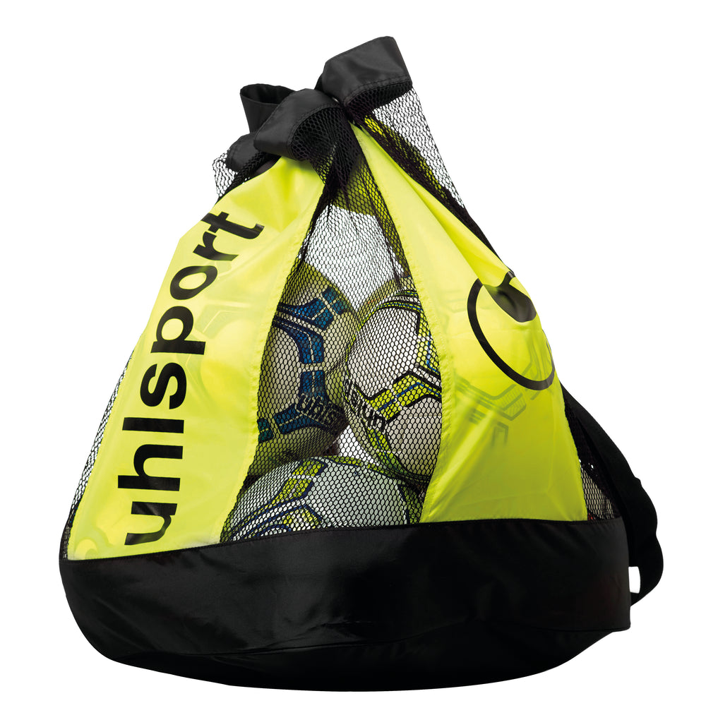 uhlsport Ballbag (12 BALLS) (schwarz/fluo gelb)