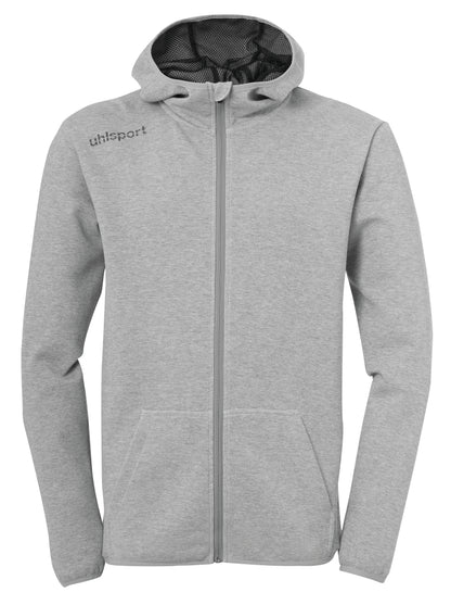 UHLSPORT Essential Hood Jacket Kind Dunkelgrau