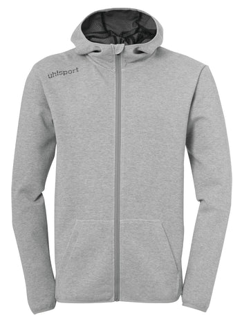 UHLSPORT Essential Hood Jacket Kind Dunkelgrau