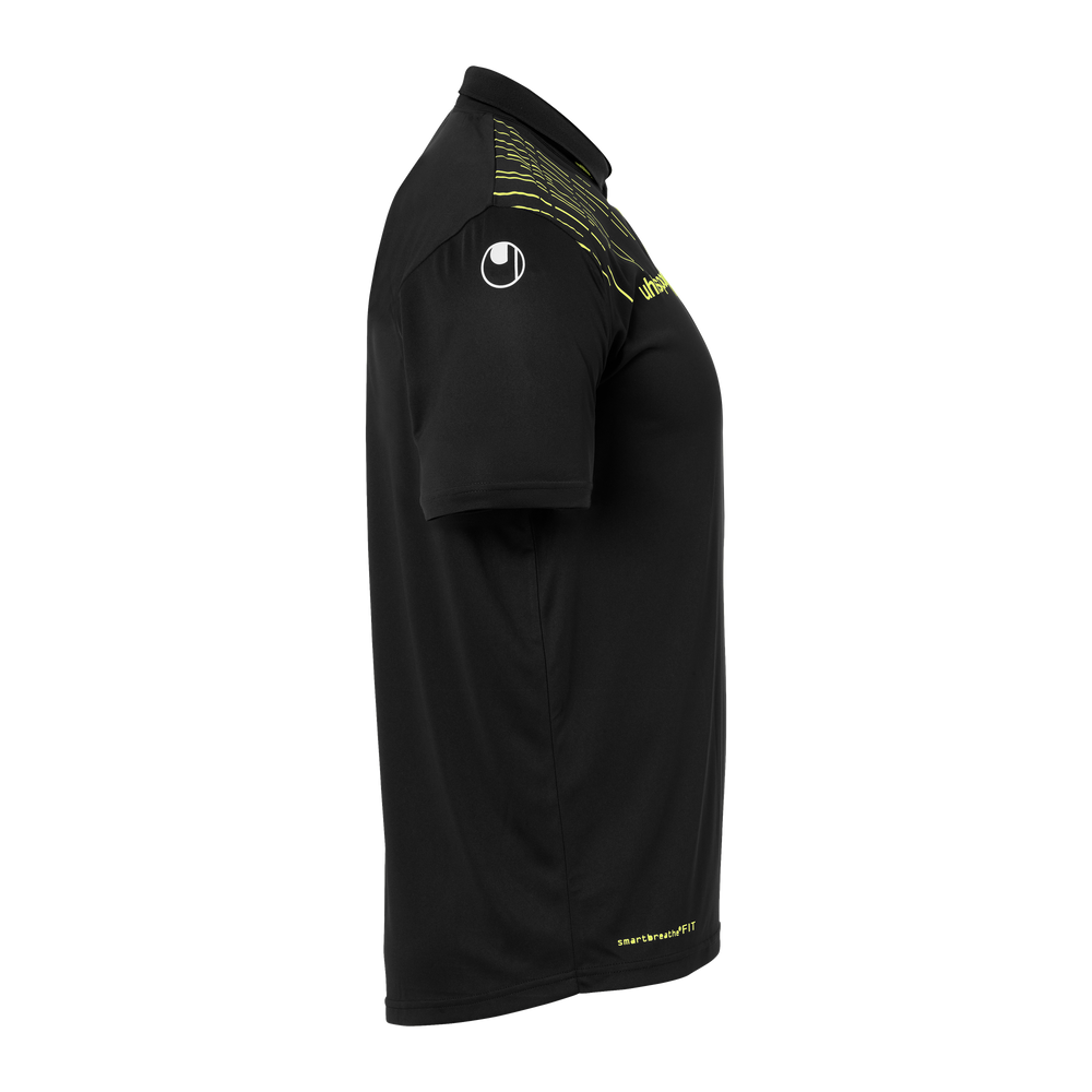 uhlsport Score 26 Poly Polo Kind (schwarz/limonengelb)