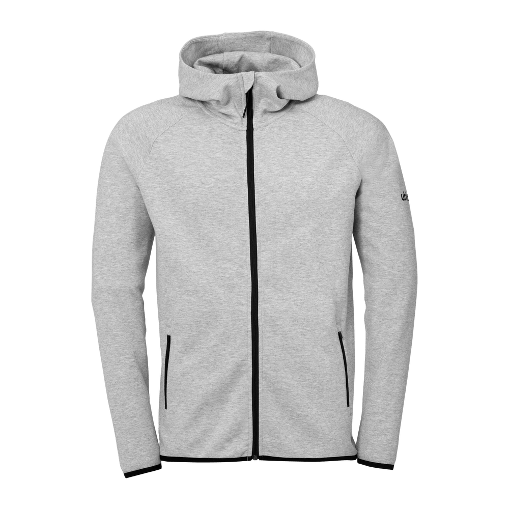 uhlsport ID Kapuzenjacke Kind (dark grau melange)