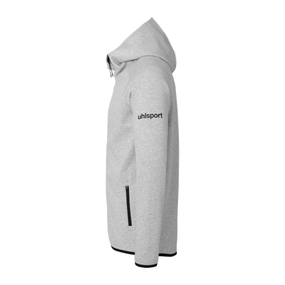 uhlsport ID Kapuzenjacke Kind (dark grau melange)