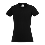 uhlsport Essential Polo Shirt Damen (schwarz)