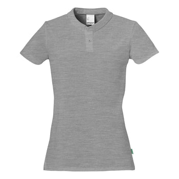 UHLSPORT Essential Polo Shirt Damen Dunkelgrau