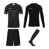 uhlsport Progressive Torwart Set Kind (schwarz)