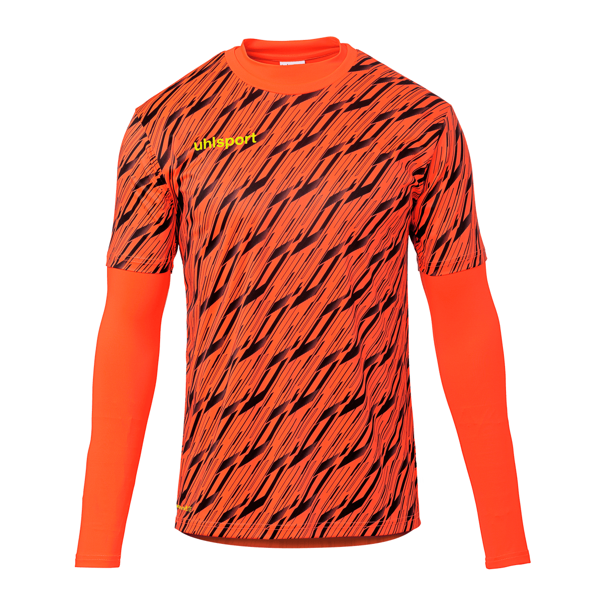 uhlsport Progressive Torwart Set (fluo rot/schwarz/fluo gel)