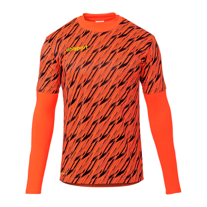 uhlsport Progressive Torwart Set (fluo rot/schwarz/fluo gel)