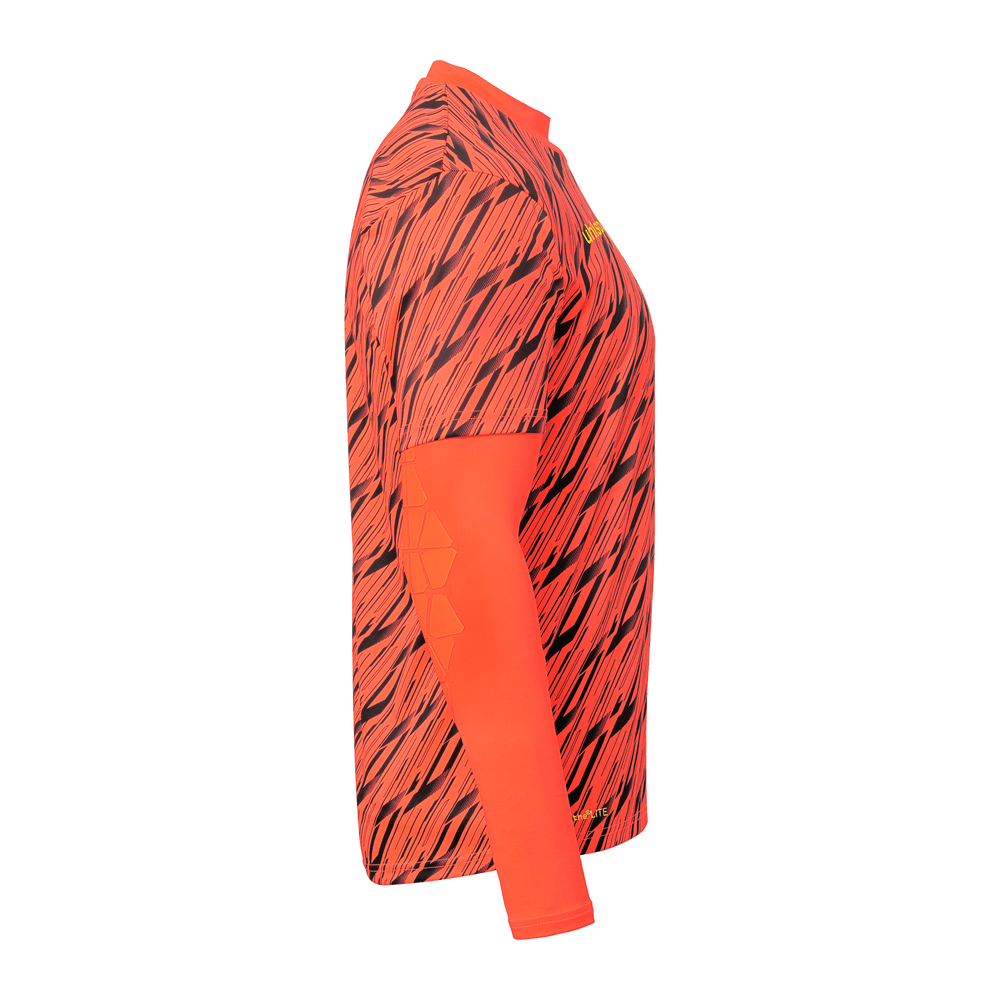 uhlsport Progressive Torwart Set (fluo rot/schwarz/fluo gel)