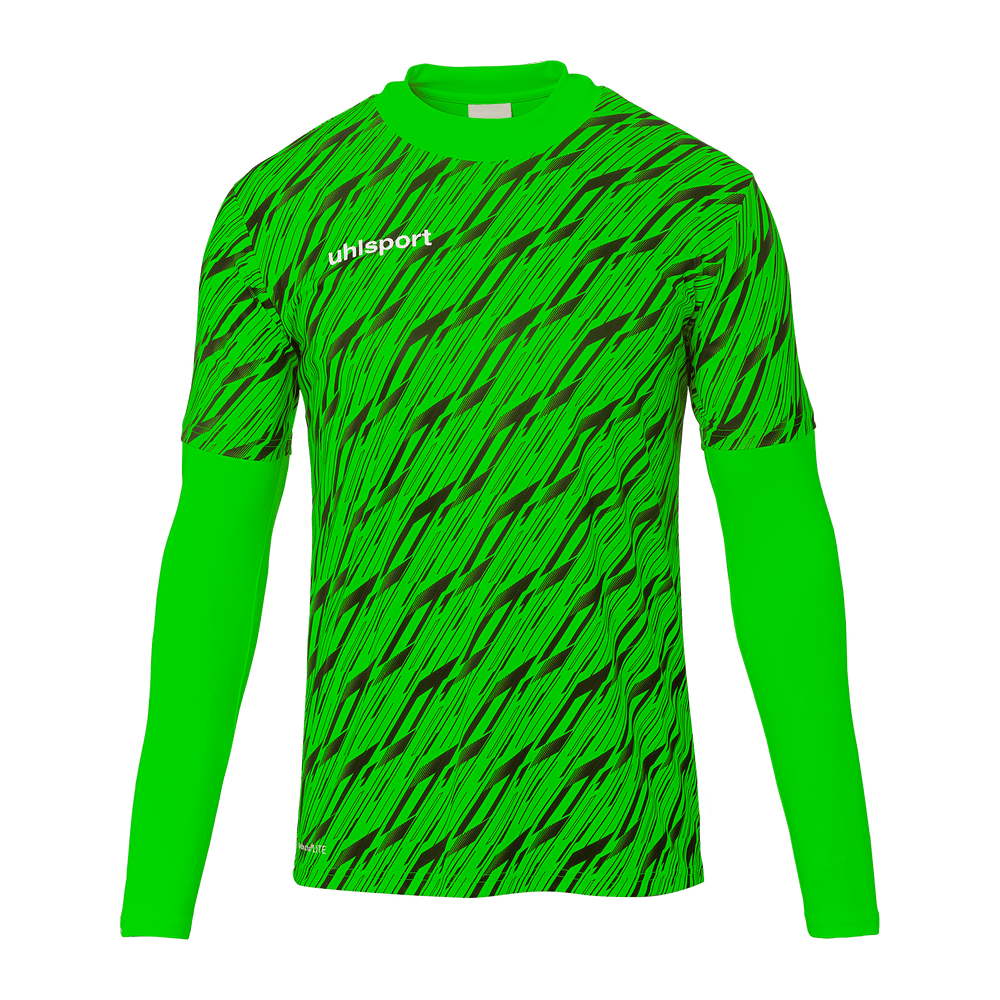 uhlsport Progressive Torwart Set Kind (fluo grün/schwarz)