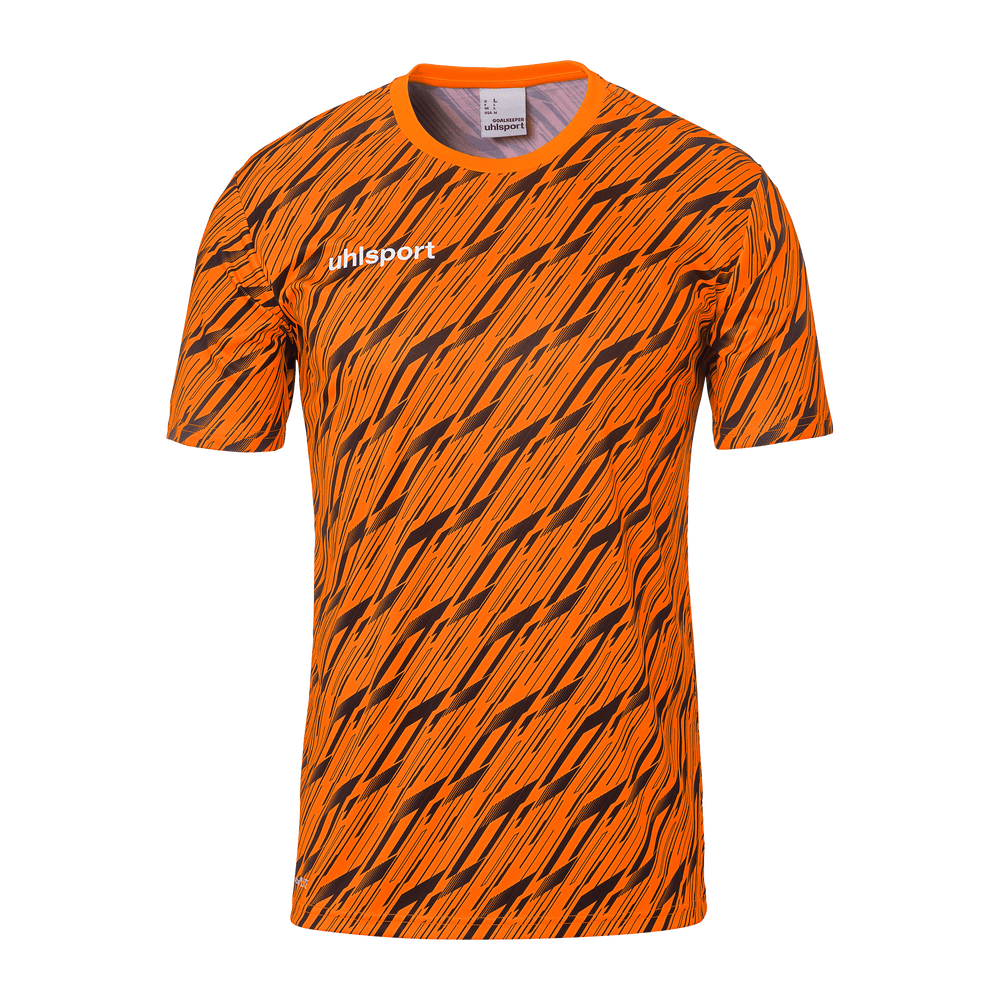 uhlsport Progressive Torwart Set Kind (fluo orange/schwarz)