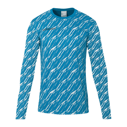 uhlsport Progressive Torwart Shirt Kind (cyan/weiß)