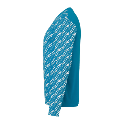 uhlsport Progressive Torwart Shirt Kind (cyan/weiß)