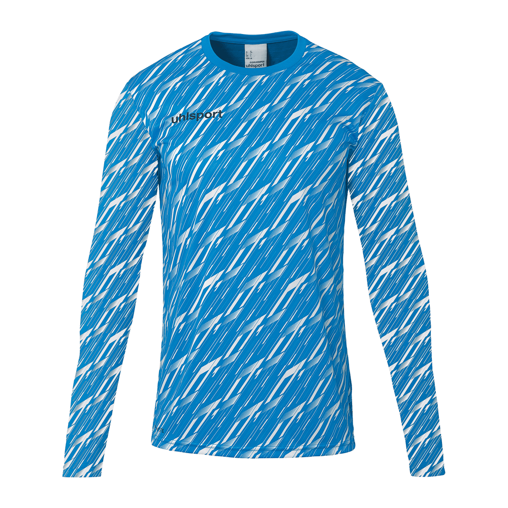 uhlsport Progressive Torwart Shirt Kind (cyan/weiß)