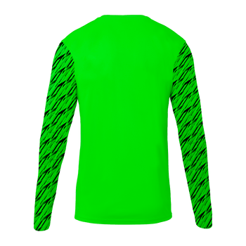 uhlsport Progressive Torwart Shirt Kind (fluo grün/schwarz)