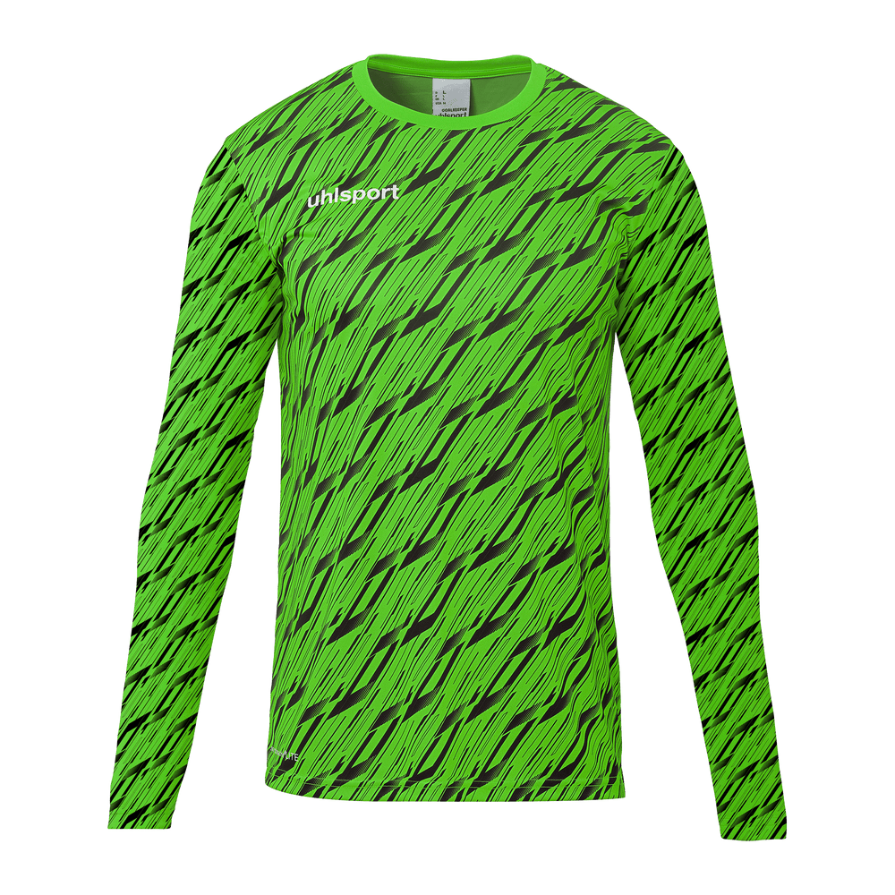 uhlsport Progressive Torwart Shirt Kind (fluo grün/schwarz)