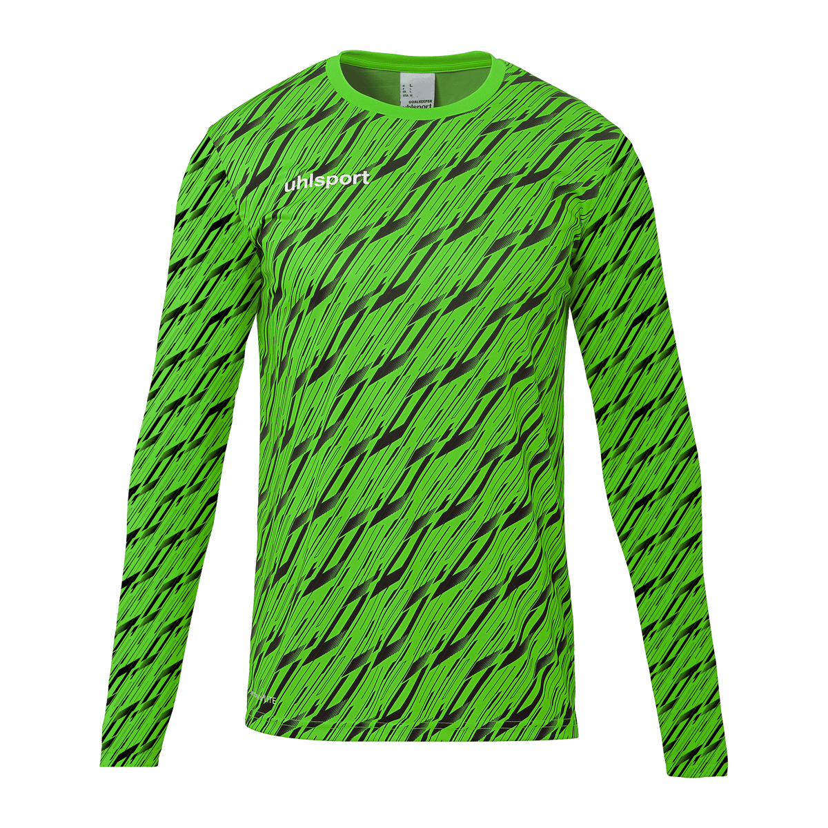 uhlsport Progressive Torwart Shirt Kind (fluo grün/schwarz)