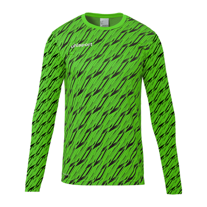 uhlsport Progressive Torwart Shirt Kind (fluo grün/schwarz)