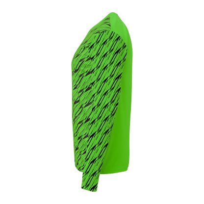 uhlsport Progressive Torwart Shirt Kind (fluo grün/schwarz)