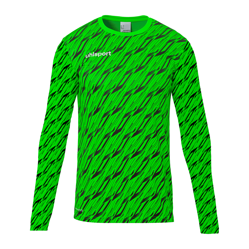 uhlsport Progressive Torwart Shirt Kind (fluo grün/schwarz)