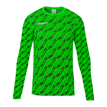 uhlsport Progressive Torwart Shirt Kind (fluo grün/schwarz)