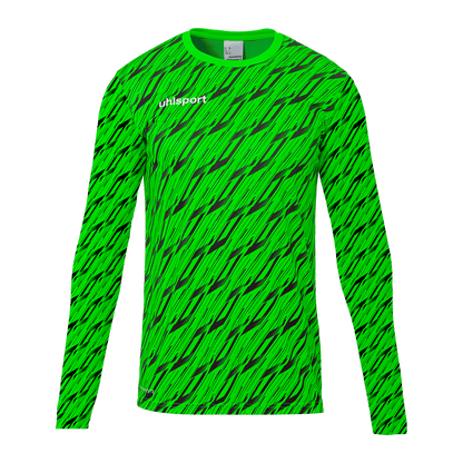 uhlsport Progressive Torwart Shirt Kind (fluo grün/schwarz)