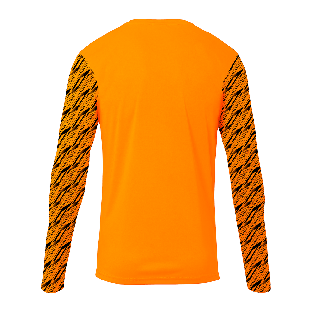 uhlsport Progressive Torwart Shirt Kind (fluo orange/schwarz)