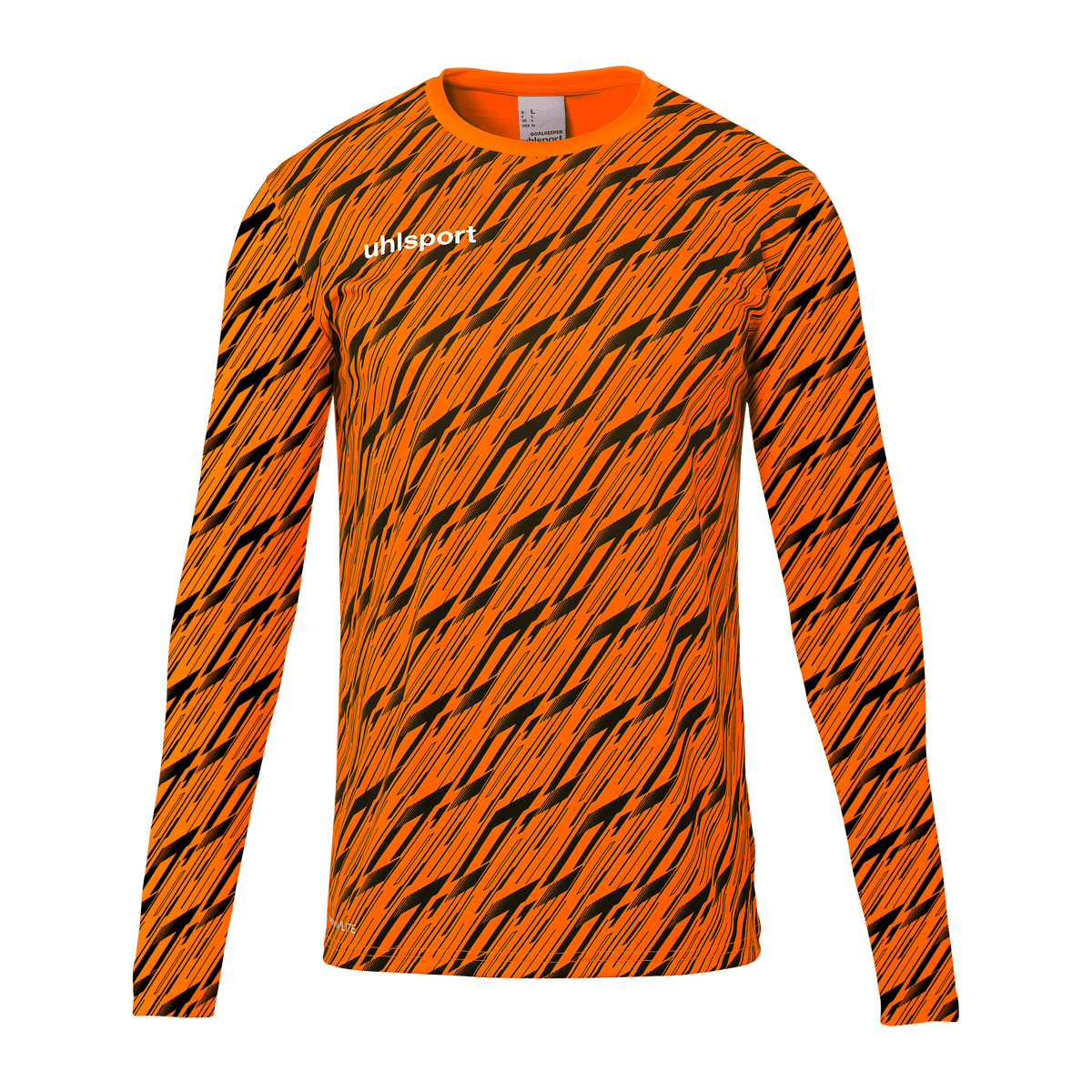 uhlsport Progressive Torwart Shirt Kind (fluo orange/schwarz)