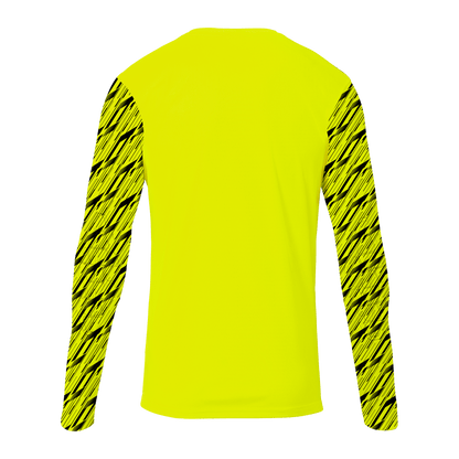 uhlsport Progressive Torwart Shirt Kind (fluo gelb/schwarz)