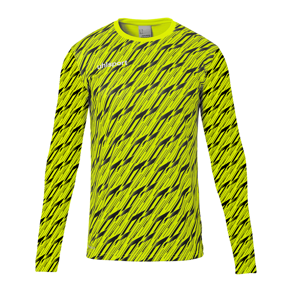 uhlsport Progressive Torwart Shirt Kind (fluo gelb/schwarz)
