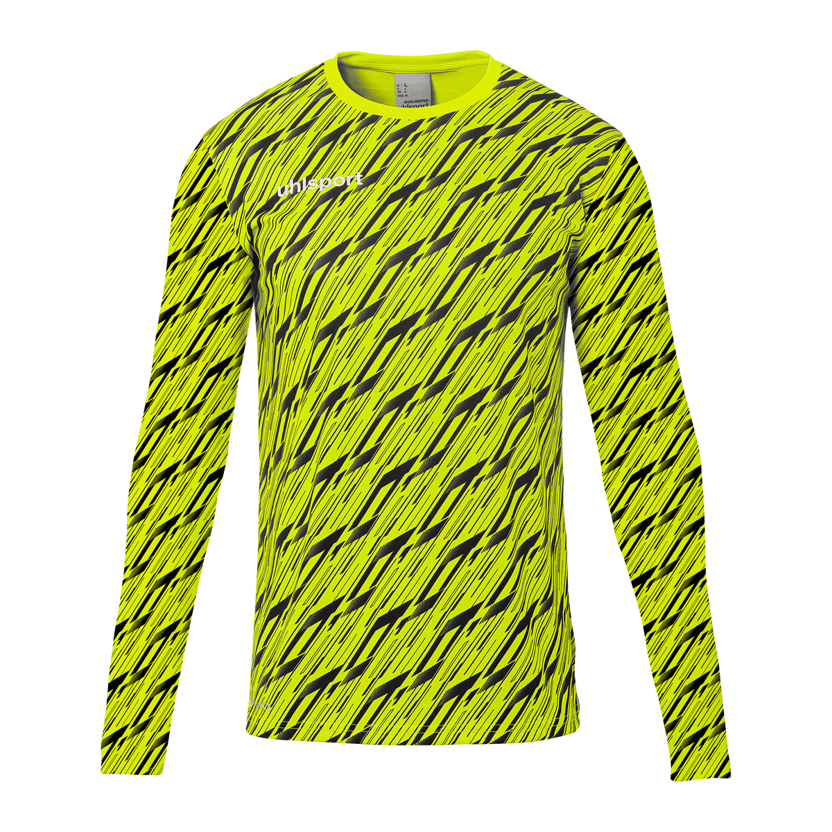 uhlsport Progressive Torwart Shirt Kind (fluo gelb/schwarz)