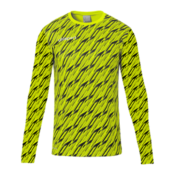 uhlsport Progressive Torwart Shirt Kind (fluo gelb/schwarz)