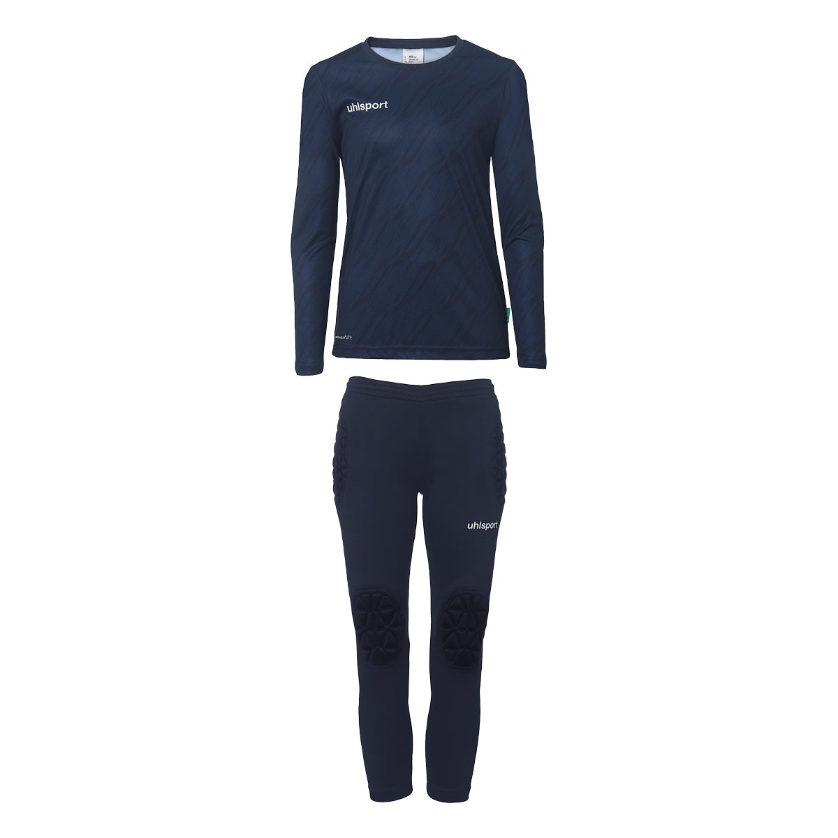 UHLSPORT Progressive Torwart Set Junior Kind Dunkelblau