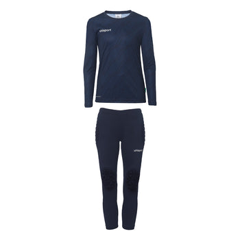 UHLSPORT Progressive Torwart Set Junior Kind Dunkelblau