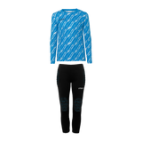 uhlsport Progressive Torwart Set Junior (cyan/weiß)